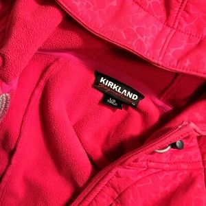 Large hot pink kirkland women's jacket